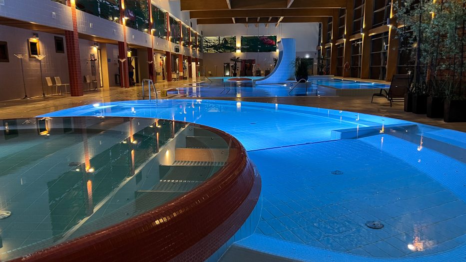 swimming area at eglés medical spa in druskininkai