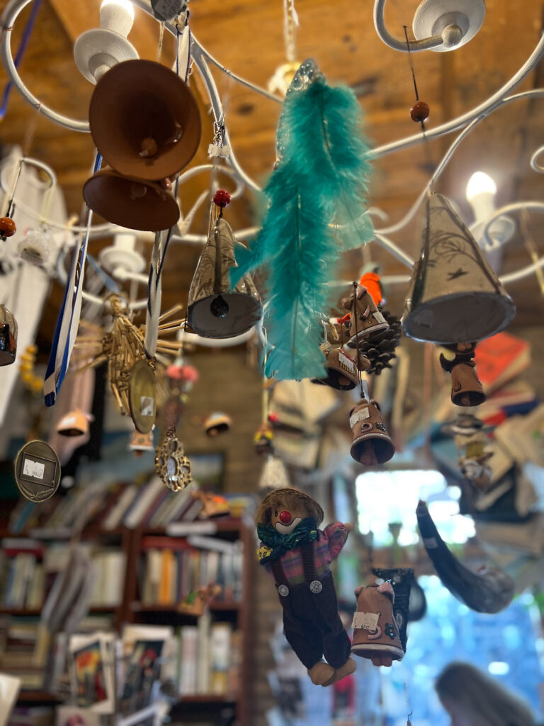 details inside the knygynas bookstore in uzupis lithuania