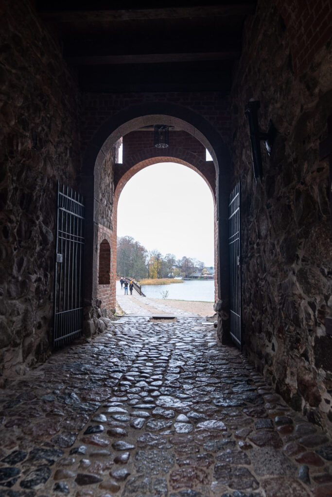 the entrance to trakai castle