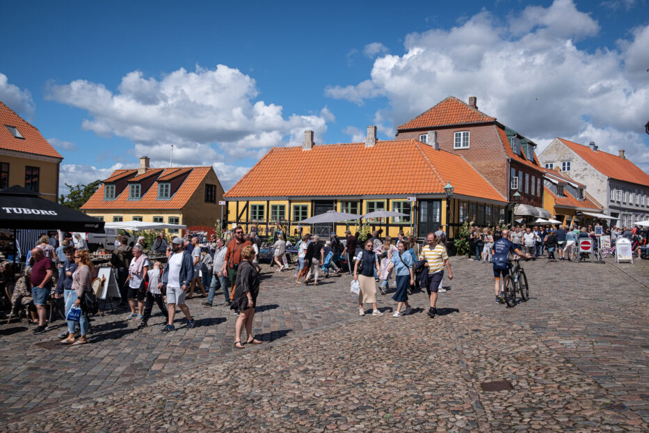 marked på torget i ebeltoft