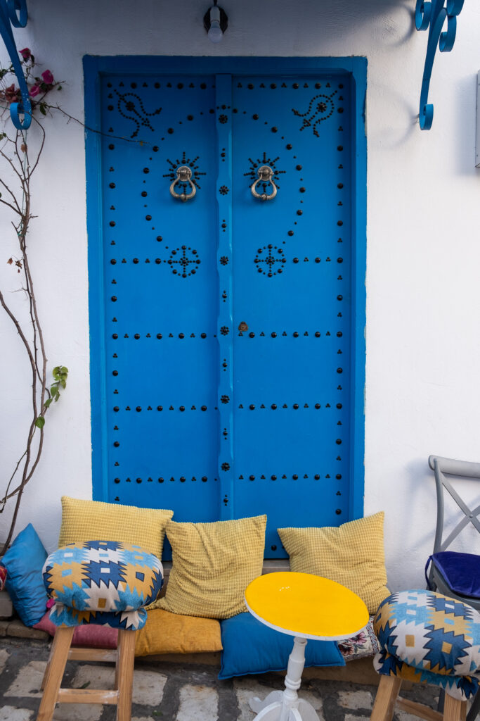 beautiful details in sidi bou said