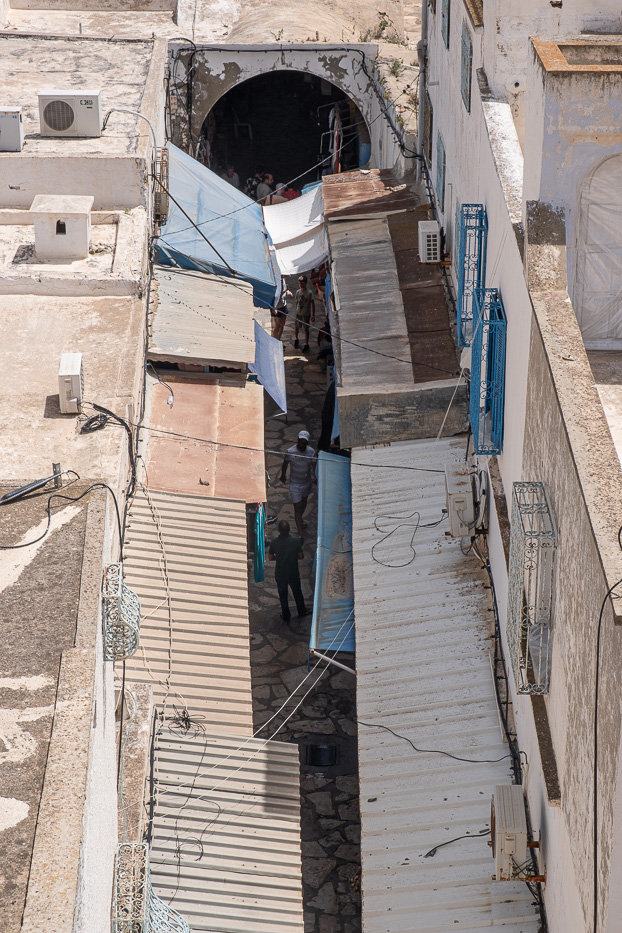 hammamet medina as seen from above